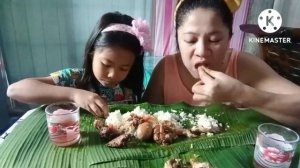 MUKBANG PORK ADOBO/PIG KNUCKLE /PILIPINO DISH@morenaespinosa4886