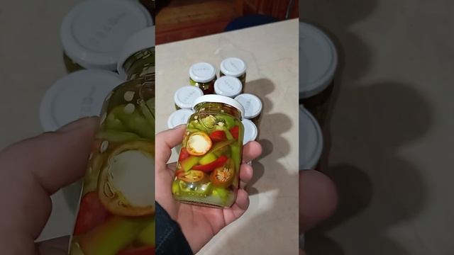 Маринованные перцы чили на зиму. смотреть онлайн