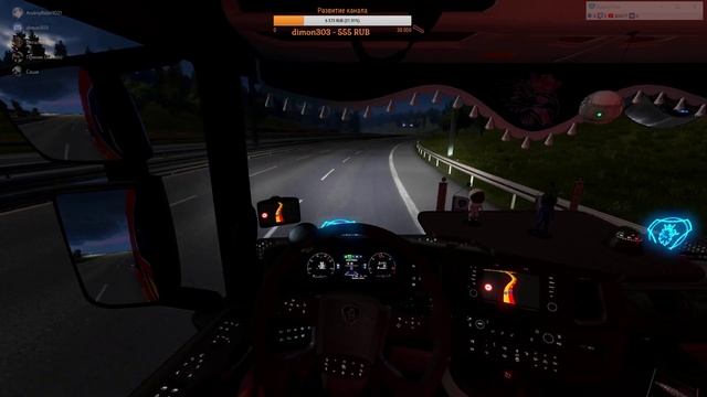 Euro Truck Simulator 2. ETS 2 MP. За рулём Пряник. смотреть онлайн