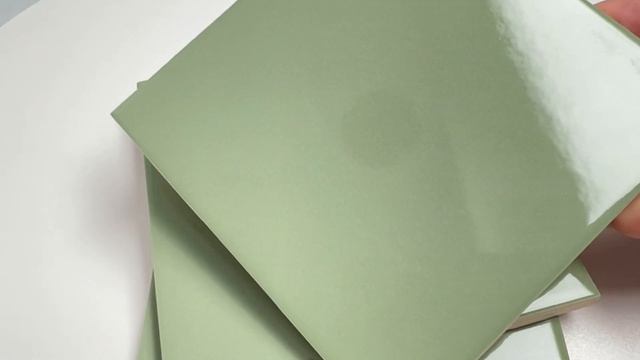 Ceramic Tile Gloss for Bathroom Wall and Kitchen Olive Green