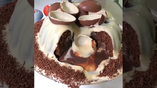 Surprise Dessert Cake 🍪Cookie's🧁Dessrt.delight🧁 #fruitcake #sweet #shorts #trending(1)