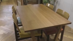 Как сделать обеденный стол из дуба своими руками