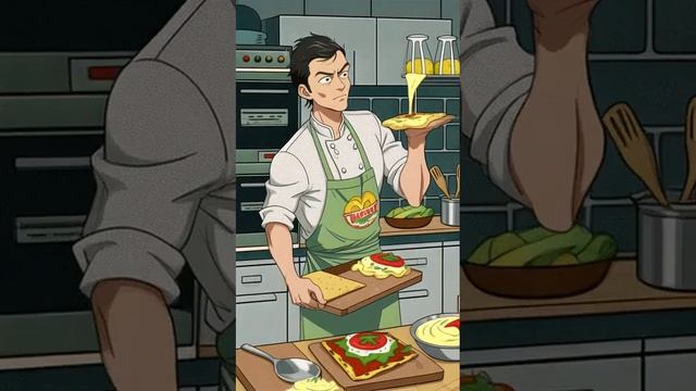 Frugal Gourmet Anime Avocado Cheese Sauce #ai #series  #shortfilm