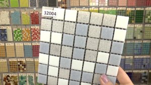 Серая мозаика для бассейнов, душевых