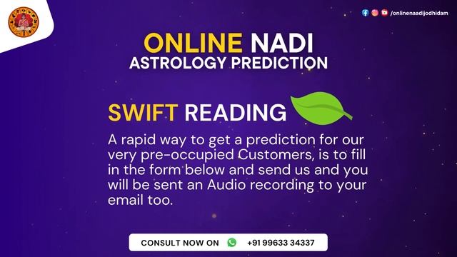 Online Nadi Astrology In Erumapalayam Salem  Nadi Jothidam In Erumapalayam Salem  919963334337