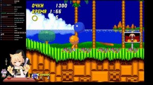 Ребенок играет в Sonic the Hedgehog