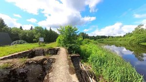 На скутере в д.Торошино, полёты на квадрике над водопадом (21.07.2024)