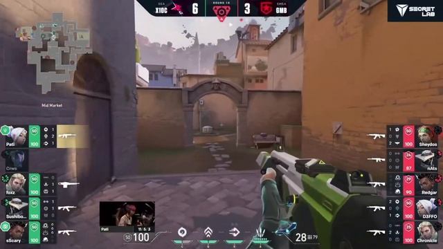 VALORANT CHAMPIONS 2021. 1/4 🏆🏆 GAMBIT VS X10 CRIT 🏆🏆 РУССКАЯ ОЗВУЧКА. ПОЛНЫЙ МАТЧ. смотреть онлайн