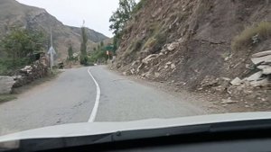 Дагестан из окна автомобиля. Селение Хебда.