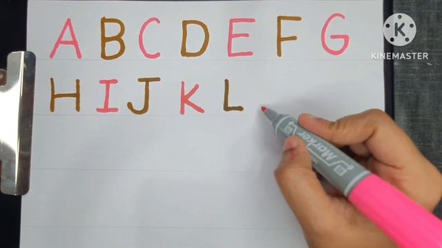 LEARN ALPHABETS A-Z (UPPER-CASE LETTERS).EASY AND SIMPLE LEARNING FOR KIDS.
