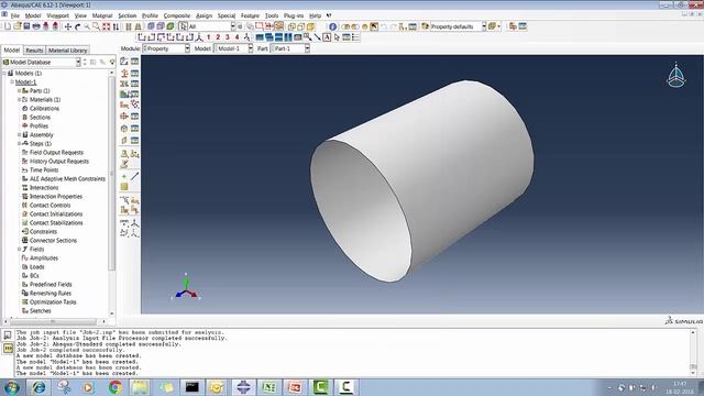 Abaqus CAE: Hydro-static pressure application Tutorial (HDPE water storage tank)