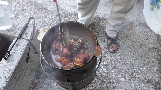 Первый запуск ракеты очаг | Ребрышки с картошкой в казане смотреть онлайн