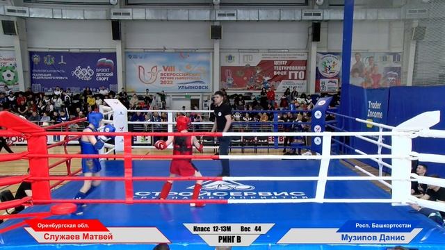 Чемпионат и первенство УрФО и ПФО тайскому боксу 2023 (1 день, ринг В)