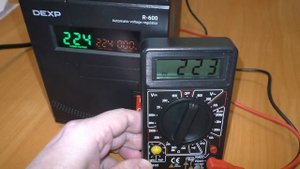 Стабилизатор напряжения DEXP R 600 работа