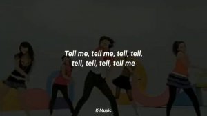 WONDER GIRLS - TELL ME KARAOKE VERSION