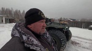 ЗИМОЙ НА ОТКРЫТОМ ВЕЗДЕХОДЕ