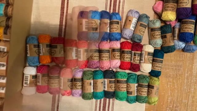 I 25 DAYS OF CHRISTMAS I @Scheepjes Catona cotton yarn color pack review. Yarn gift idea. смотреть онлайн