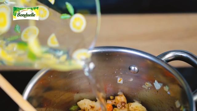 Bonduelle recept - Fahéjas karfiolkrémleves pirított mandulával