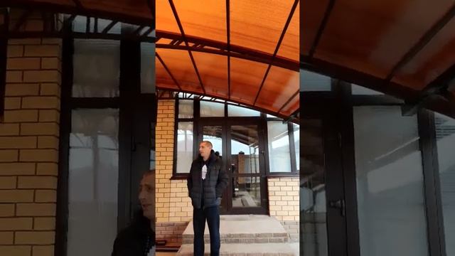 Отзыв клиента на навес из поликарбоната в Ульяновской области. Зонт 73. Русский Сварщик. Март 2024