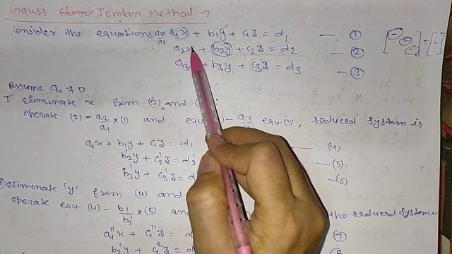 Gauss Jordan Method Chapter 2nd || Numerical Analysis BSc 2nd Year