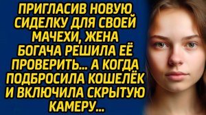 Пригласив новую сиделку для своей мачехи, жена богача решила ее проверить… Но подбросив кошелек она