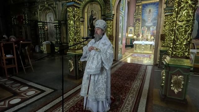 Проповедь епископа Максима в Крещенский сочельник