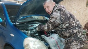 Гараж 86 . 1 часть тойота витц  1sz fe