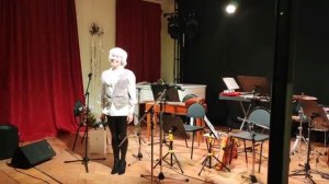 "Новый год" Ирина Зорина-Заря читает свои стихи на концерте заслуженной артистки РФ В.Ворониной