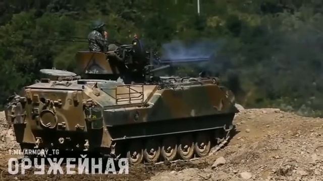 Южнокорейская ЗРК K263A1 в действии 20-мм M163 Vulcan на боевой машине корейской пехоты. ОРУЖЕЙНАЯ
