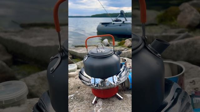 Кружечка чая на острове и дальше ловить рыбку 2024 fishing russia beautiful рыбалка la