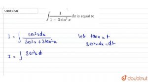 `int(1)/(1+3 sin ^(2)x)dx`  is equal to