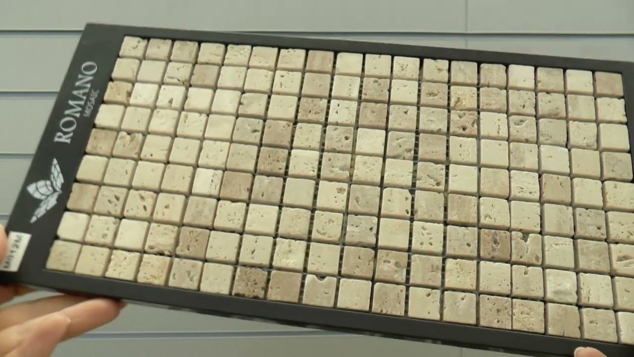 Мозаика из травертина артикул 76260. Распродажа остатков смотреть онлайн