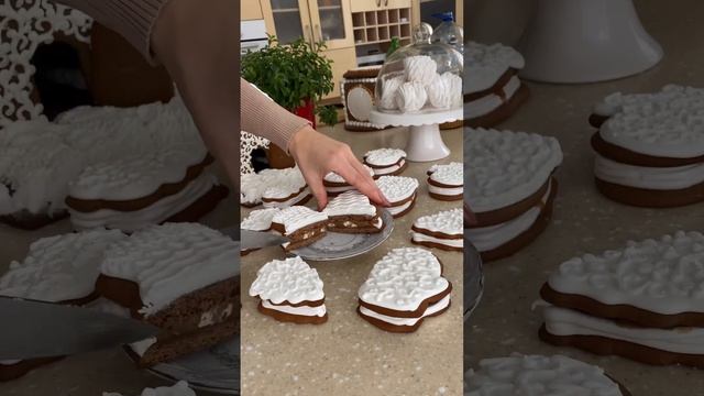 Разрез зефиросендвича 🤤 Рецепты в шапке профиля ♥️