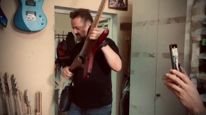 Гитара Александра Пушного INSPECTOR MEGAEAST 8 STRING