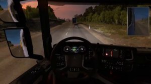 Euro Truck Simulator 2: Petrozavodsk-Kem ft. russian police #5