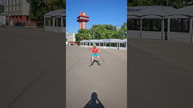 Когда получаешь кайф #коньковыйход #лыжероллеры #спорт смотреть онлайн