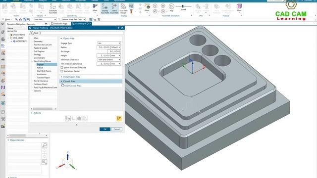 Siemens NX CAM Tutorials #6 | How to create Chamfer Milling program - CNC 2.5D Milling смотреть онлайн