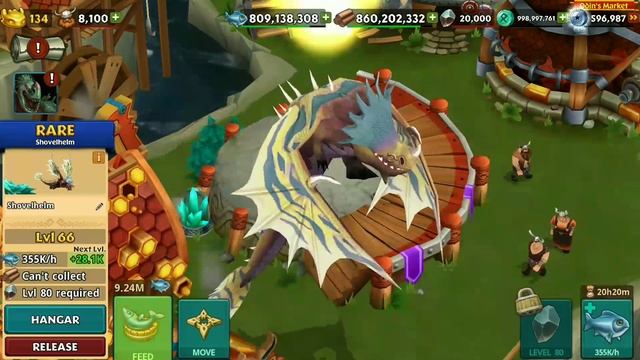 Shovelhelm Max Level 134 Titan Mode - Dragons:Rise of Berk - Dragons:Rise of Berk смотреть онлайн