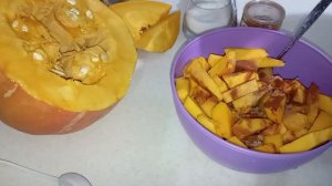 Запечённая ТЫКВА. Отличный гарнир к мясу и курице!