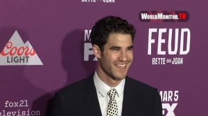 Darren Criss, Mia Swier arrive at 'Feud: Bette and Joan' Los Angeles premiere