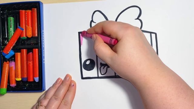 Как нарисовать подарочную коробку - рисование для детей. Кавайные рисунки (kawaii) смотреть онлайн