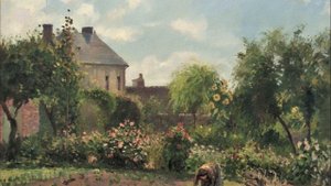 Камиль Писсарро, «Сад художника в Эраньи», около 1898 года, Национальная галерея искусств