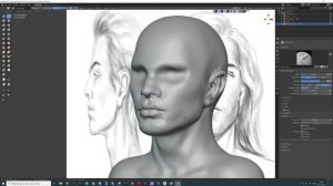 Character Head Sculpting in Blender 2.9