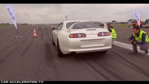 Toyota Supra 1000HP Acceleration Sounds