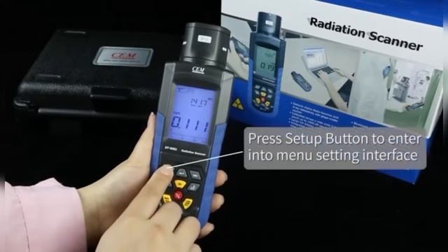 CEM DT 9501 Radiate Meter and Scanner Basic features and usage смотреть онлайн