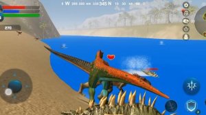 симулятор аллозавра Я играл за аллозавра  шёл на охоту