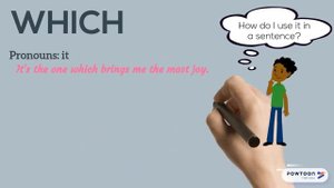 Simple Relative pronouns (who, which, ø)