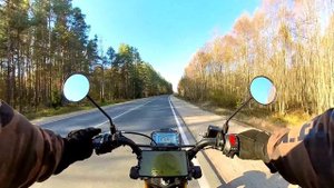 Поездка в Печоры на скутере (19.10.2024)