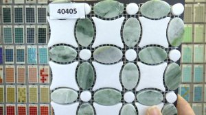 Мозаика из натурального камня артикул 40405
