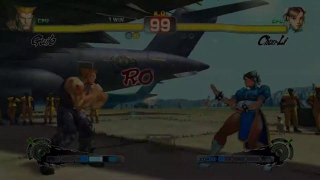 Guile vs Chun Li (Hardest ) Street Fighter 4. смотреть онлайн